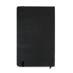 A black Moleskine 2027 Planner - Weekly, featuring a sleek cover and elastic closure.