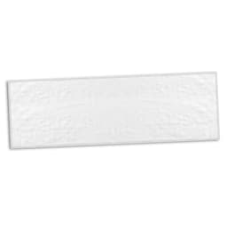 A white full-colour sports towel featuring a textured surface, suitable for gym use, with a logo in one corner.
