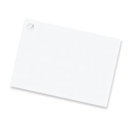 A sheet of matte stickers featuring 26mm circular designs in white, with a portion peeled back.