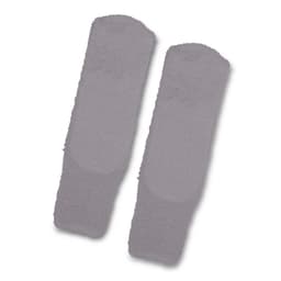 A pair of fluffy grip socks in grey, featuring a soft texture and a non-slip underside.