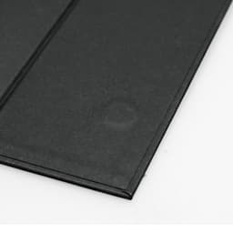 A medium black magnetic lid gift box, featuring a smooth surface and folded edges.