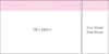 A notepad featuring a white cover with a pink top edge, containing 40 leaves and a logo.