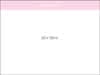 A white note pad measuring 200x150mm with 25 leaves and a pink header, featuring a logo.