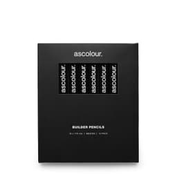 A black packaging featuring a 10 pack of medium grey-lead builder pencils. The packaging includes a logo.