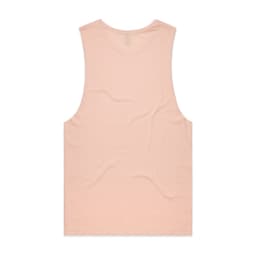 A plain pink singlet tank top with a relaxed fit and no visible branding on the back.