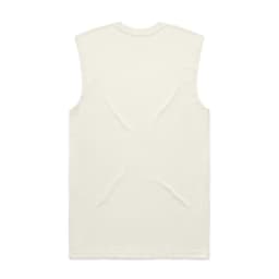 A sleeveless cream tank top with a simple design and no visible logos.