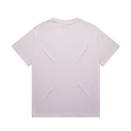 A light purple Heavy Tee t-shirt with a simple, unadorned back design and short sleeves.