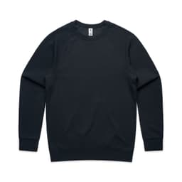 A black jumper with a crew neckline and long sleeves. It features a logo on the interior label.