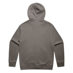A relaxed, faded zip hoodie in a muted olive green colour, featuring a hood and long sleeves.