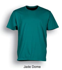 A plain unisex adult T-shirt in a jade dome colour, featuring a standard crew neck design.