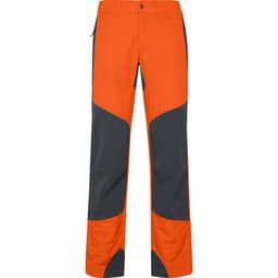 Bonati Hiking Trousers in bright orange and grey, featuring a logo and a sleek design suitable for outdoor activities.