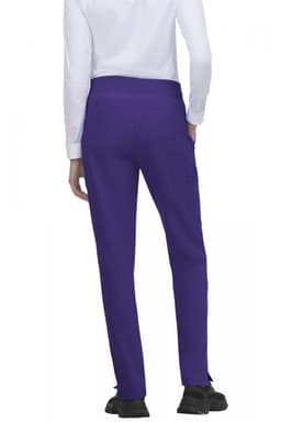 Atria Pant in vibrant purple, featuring a sleek back design and a fitted silhouette.