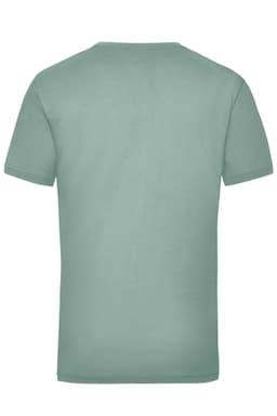 A mint green work t-shirt with a classic crew neck and short sleeves. The back is plain with no visible branding.