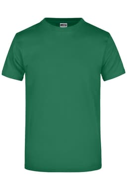 A green Round-T Heavy t-shirt displayed on a plain background. It features a logo on the label.