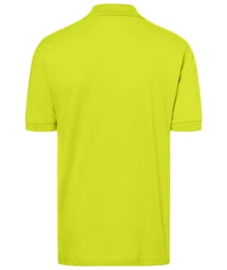A bright yellow Classic Polo shirt featuring a collar and short sleeves. The back view displays a smooth, simple design.