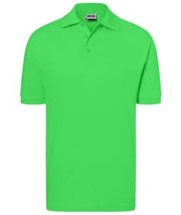 A vibrant green Classic Polo shirt featuring a collar and short sleeves. Includes a logo on the chest.