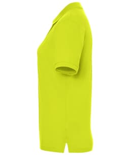 A classic polo shirt in a vibrant lime green colour, featuring a sleek, tailored fit and short sleeves.