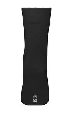 Black sports socks featuring a logo, designed for athletic use, in size range 35-38.