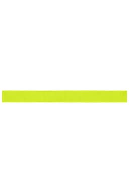 A bright yellow ribbon with a solid, flat design. It has a smooth texture and lacks any text or logos.