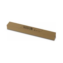 A rectangular brown box containing the Trident 2 Eco Charge Cable made from RPET, featuring a logo.