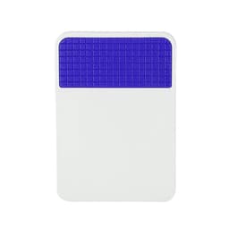 A Fridge Magnet Clip features a white body with a textured purple top section. It has a logo or branding displayed.