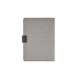 A grey folder made from rPET with a black rPU closure and containing 64 FSC® sheets notepad.