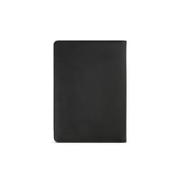 A black folder with a zipper closure and an inner notepad featuring 64 FSC® sheets.