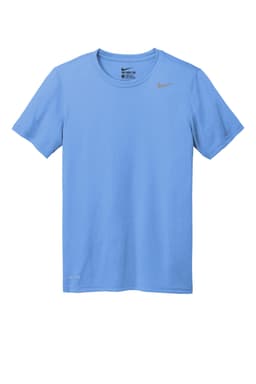 A light blue Nike Team rLegend Tee with a small logo and short sleeves.
