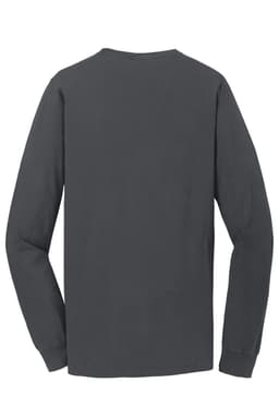 A long sleeve tee in dark grey, featuring a back view with no visible branding.