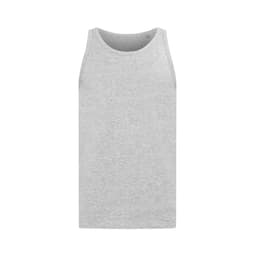 A grey men's tank top, featuring a simple design and no visible logos or branding.