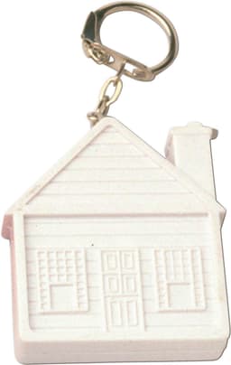 ABS key holder tape measure