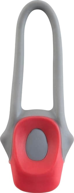 Plastic and silicone bicycle light