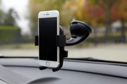 Plastic mobile phone holder