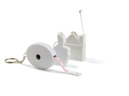 ABS key holder tape measure