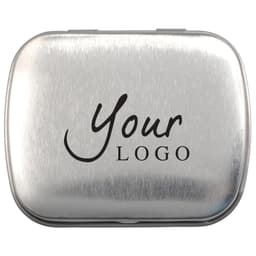 Tin case with mints