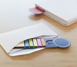 Cardboard sticky note holder
