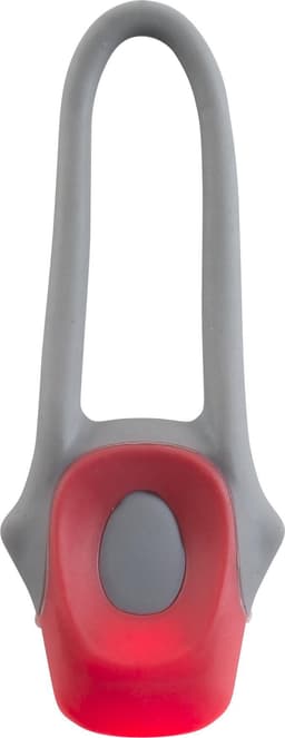 Plastic and silicone bicycle light