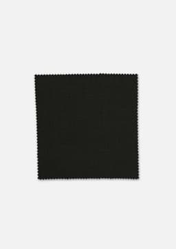 A swatch of dark green fabric, showing a textured surface ideal for men's suiting.