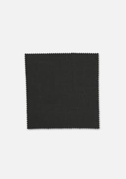 A swatch of dark green fabric showcasing a textured weave, suitable for suiting or jackets.