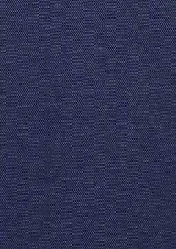 A textured fabric in a deep navy blue, suitable for button-up shirts. Features a subtle, woven pattern.