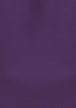 A plain purple tunic featuring a logo, designed as a women's uniform.