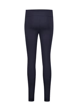 High-rise pull-on leggings in navy blue, featuring a sleek design and elasticated waistband.