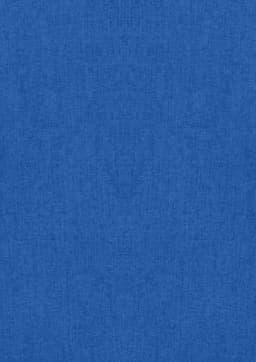 A blue button-up shirt made of a textured fabric, featuring a logo on the chest area.