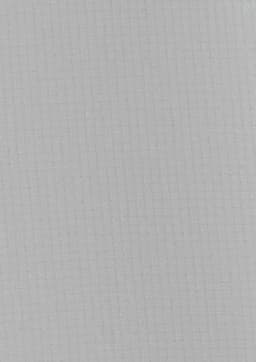 A light grey long sleeve button-up shirt with textured fabric and a logo.