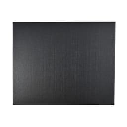 A black textured gift box with a sturdy design, suitable for packaging promotional products.