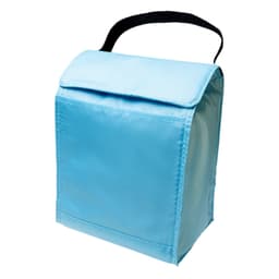 A blue Sumo Cooler Lunch Bag with a flap closure and a black carrying strap.