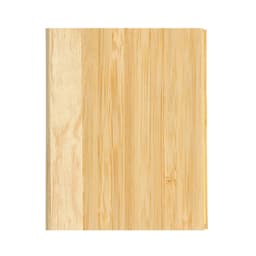 A set of bamboo sticky notes with a natural wood-like appearance, designed as promotional sticky notes for various uses.
