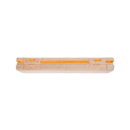 A Ramen Cutlery Set in beige with orange accents, featuring utensils neatly stored in a compact case.