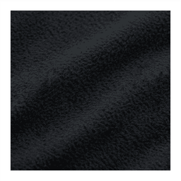 A close-up of black, textured fabric showcasing the material of the Porter Eco Insulated Shacket.