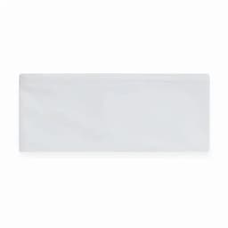 A clear, rectangular plastic product with smooth surfaces, featuring no visible logos or branding.